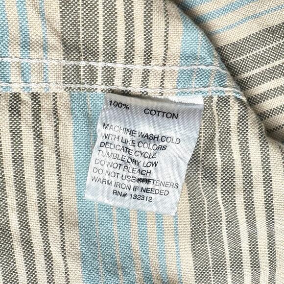 Howler Bros | Men | Enfield Equator Stripe Long Sleeve Button Up Shirt | Large - Picture 8 of 12